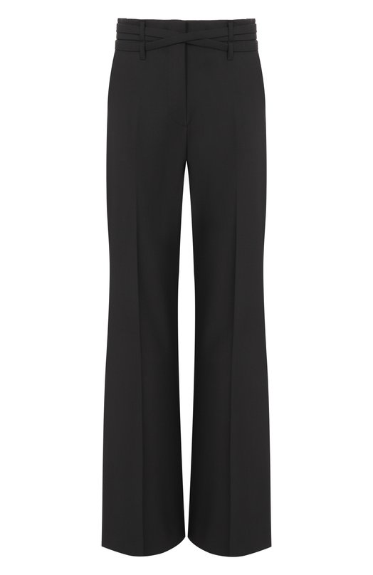 Шерстяные брюки Sportmax SPXCERA Чёрный SPXCERA