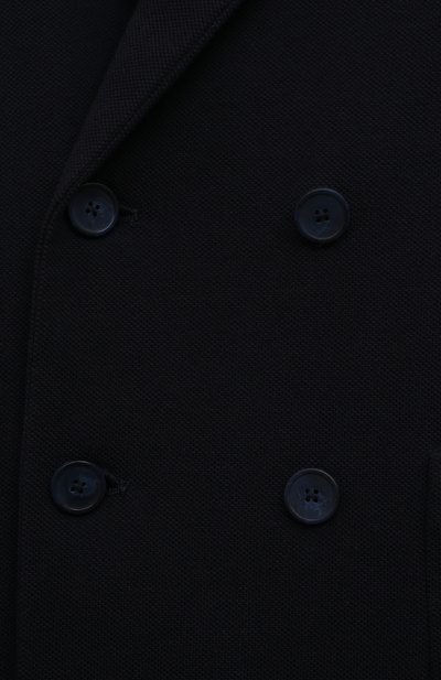 Хлопковый пиджак IL GUFO темно-синего цвета по цене 23500 руб., арт. P24GB095M0098/10A-14A, фото 3 Хлопковый пиджак IL GUFO, арт. P24GB095M0098/10A-14A, фото 3