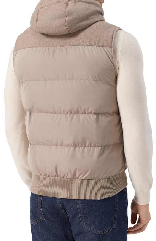 Утепленный жилет Corneliani 26C5V3-2620142 Бежевый  26C5V3-2620142 Фото 4