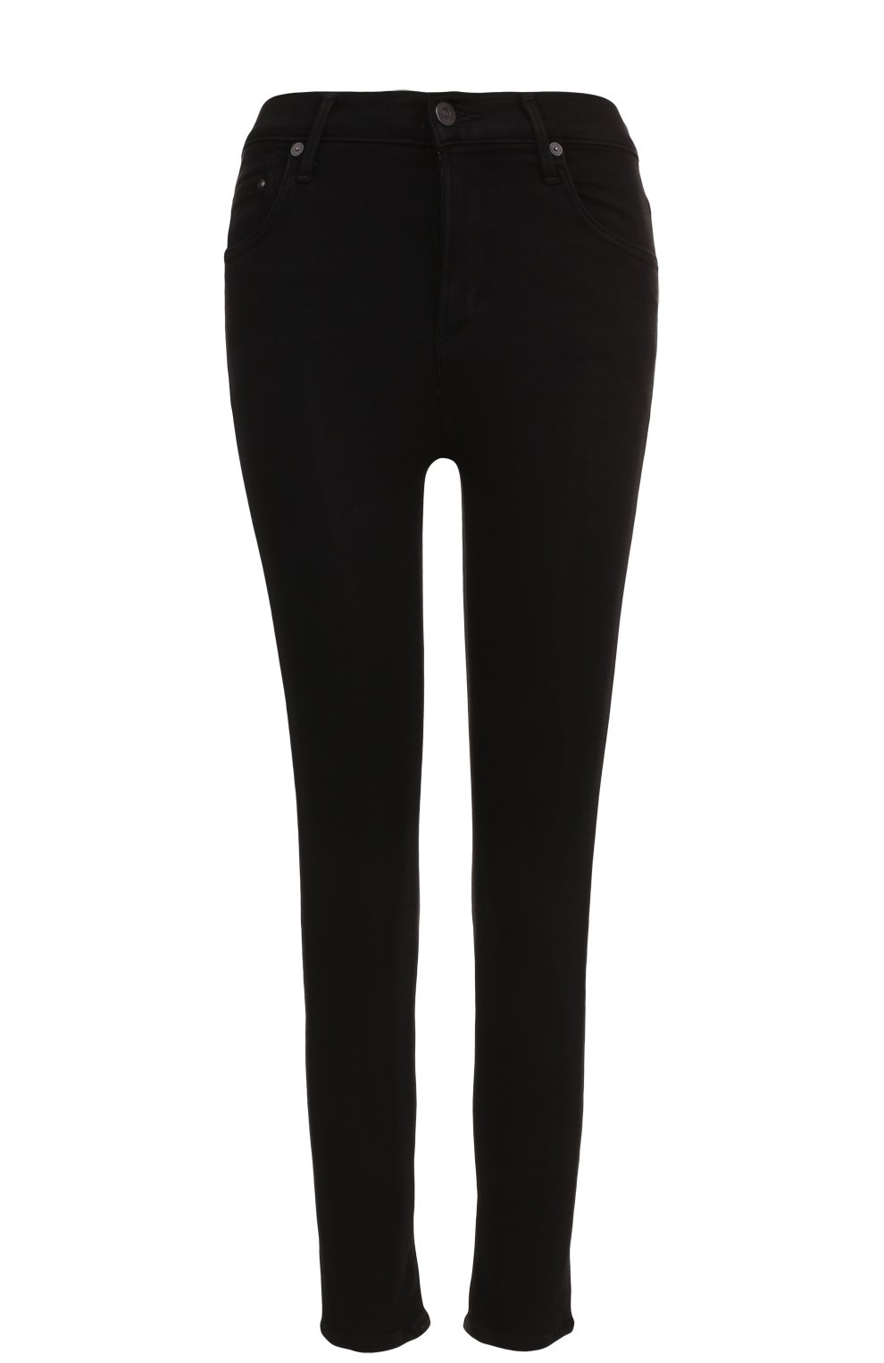 Укороченные джинсы-скинни CITIZENS OF HUMANITY черного цвета по цене 35000 руб., арт. 1487C-688, фото 1 Укороченные джинсы-скинни CITIZENS OF HUMANITY, арт. 1487C-688, фото 1
