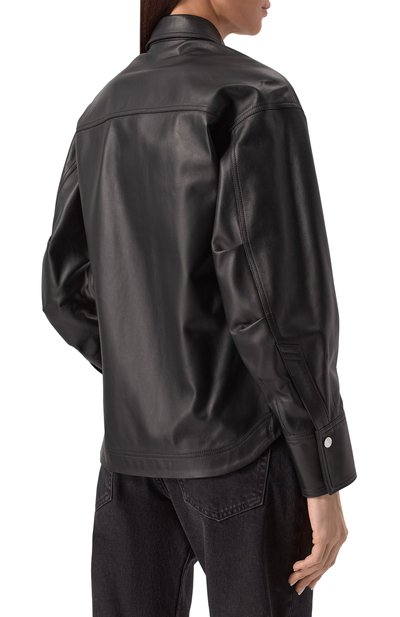 Кожаная рубашка THE ATTICO, арт. 250WCB00074/LBT129AA, фото 4