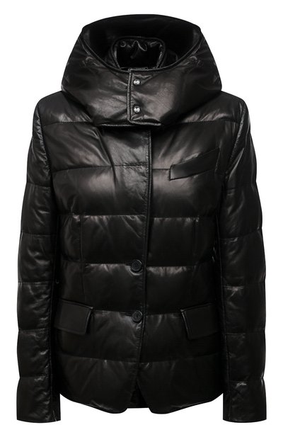 Кожаная куртка TOM FORD черного цвета по цене 646500 руб., арт. GIL418-LEX217, фото 1 Кожаная куртка TOM FORD, арт. GIL418-LEX217, фото 1