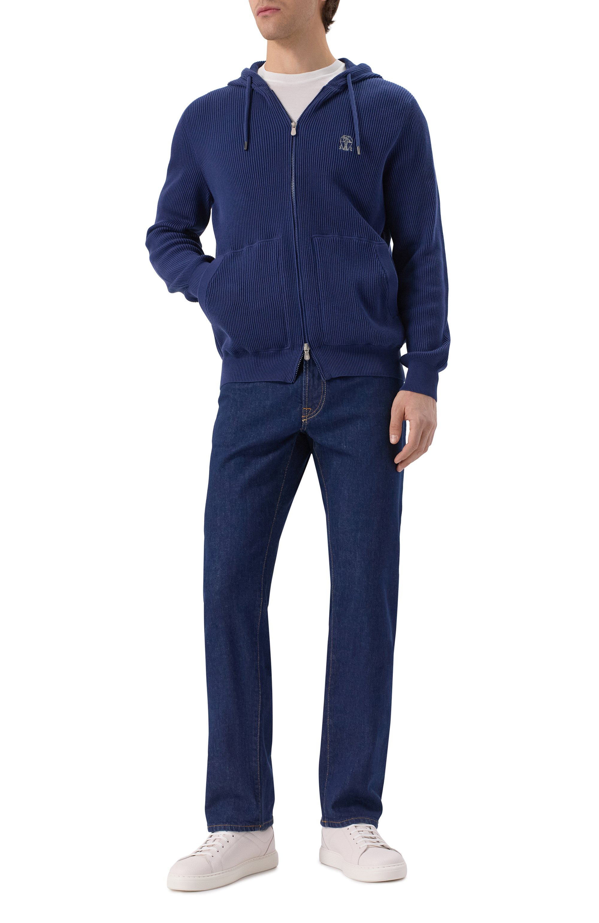 Хлопковый кардиган BRUNELLO CUCINELLI, арт. M29200416G, фото 2