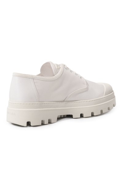 Дерби PRADA белого цвета по цене 76000 руб., арт. 2EG327-W08-F0009, фото 5 Дерби PRADA, арт. 2EG327-W08-F0009, фото 5