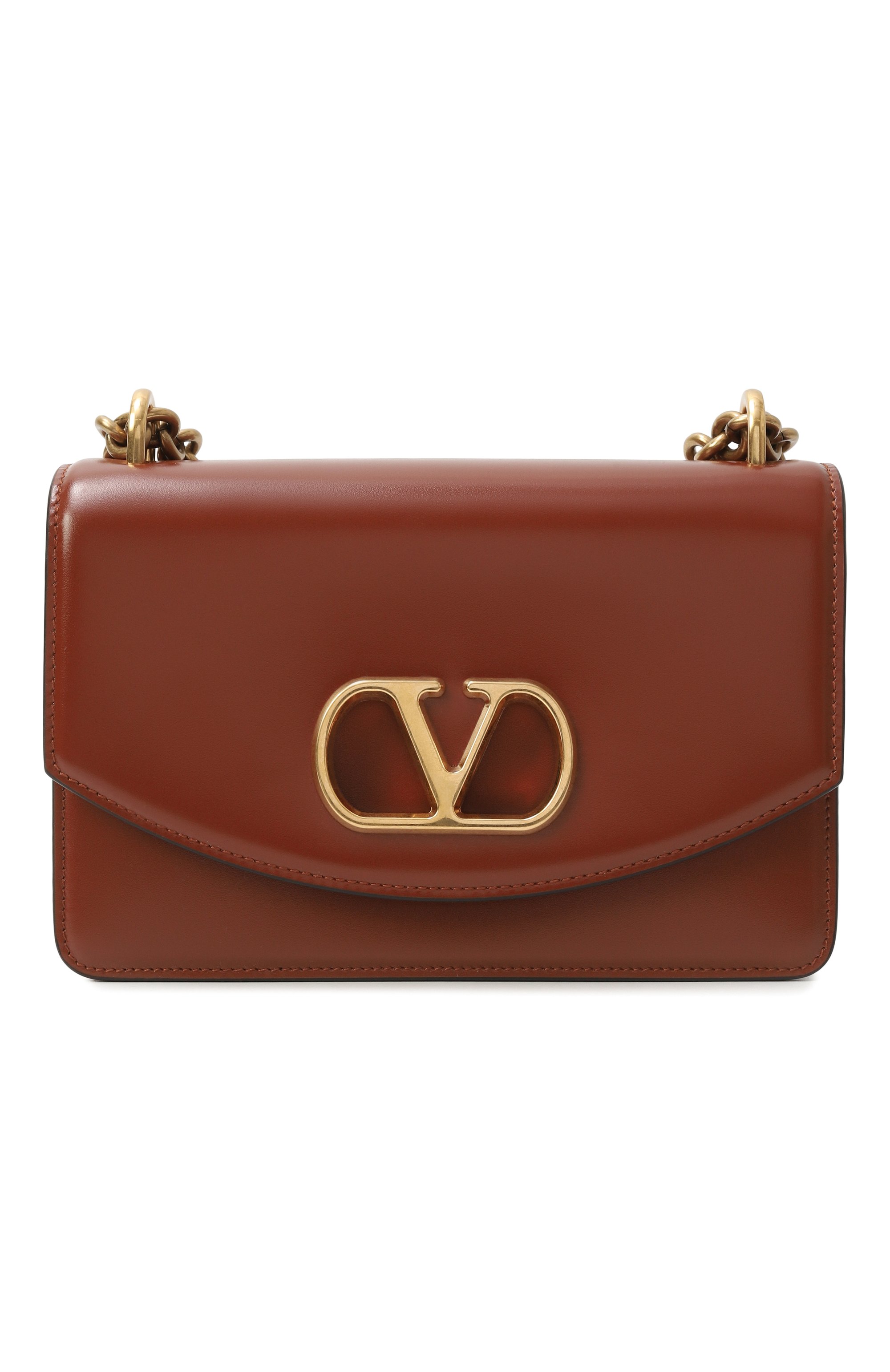 Сумка vain small VALENTINO коричневого цвета по цене 493000 руб., арт. 6W0B0R17/GCB, фото 1 Сумка vain small VALENTINO, арт. 6W0B0R17/GCB, фото 1