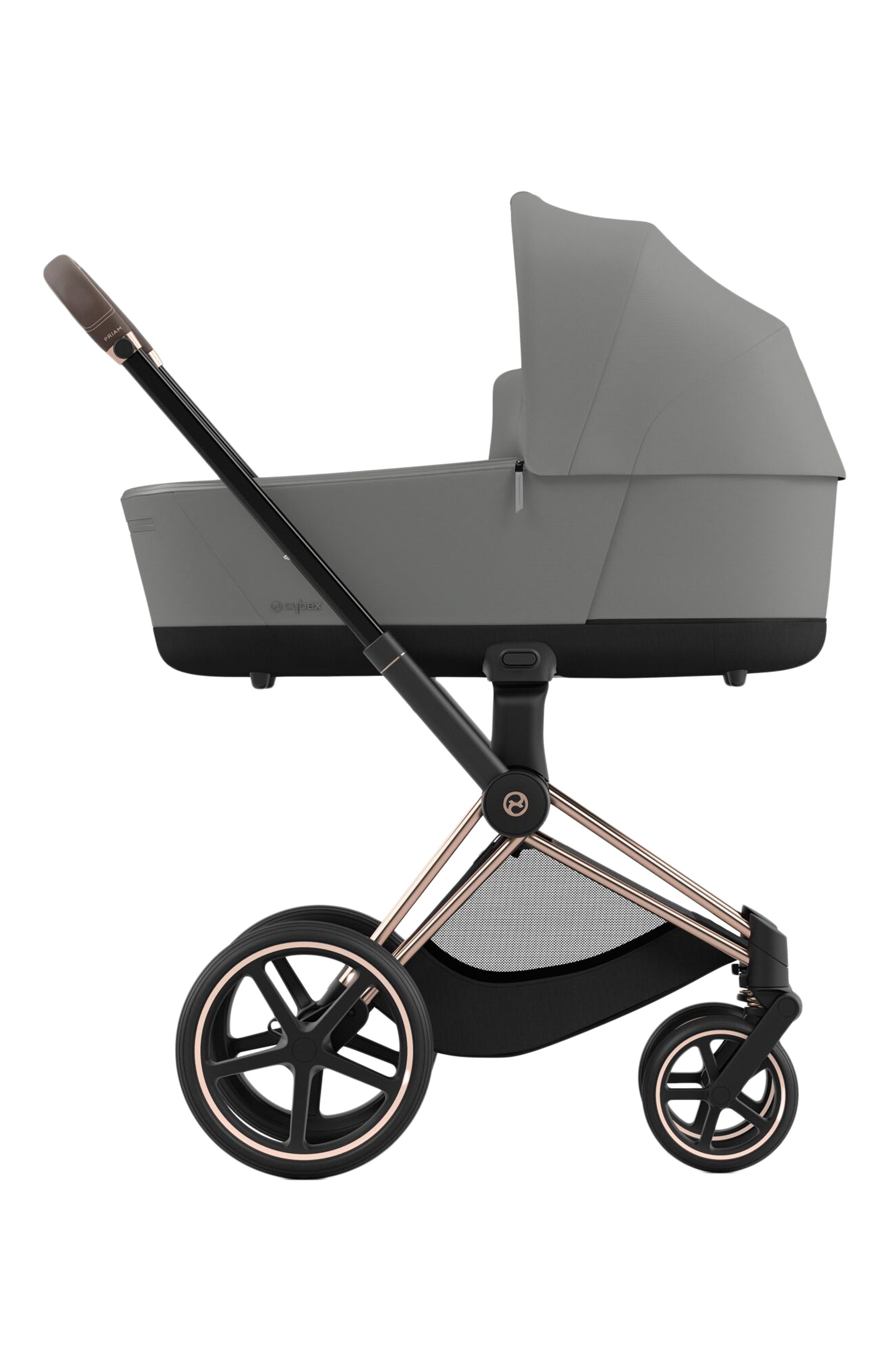 Коляска 2 в 1 priam iv rosegold CYBEX серого цвета по цене 134850 руб., арт. 523001507, фото 8 Коляска 2 в 1 priam iv rosegold CYBEX, арт. 523001507, фото 8