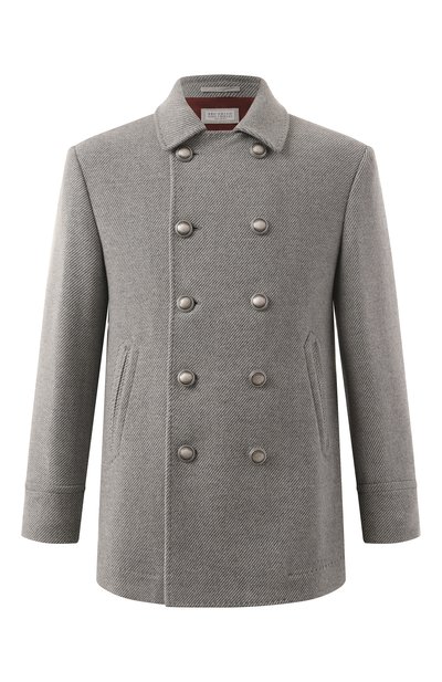 Мужской шерстяной бушлат BRUNELLO CUCINELLI, арт. MY4407008D