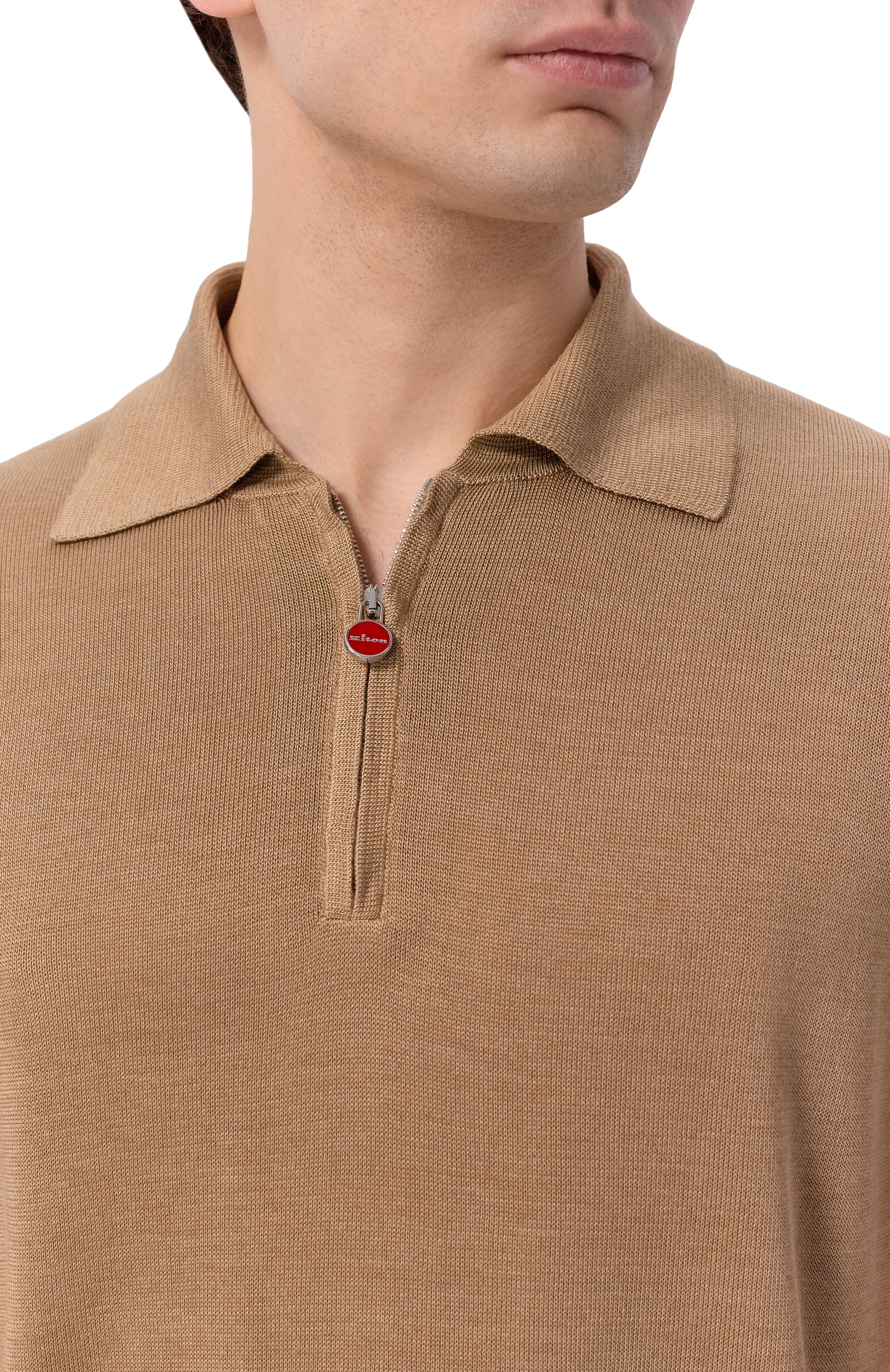 Шелковое поло KITON, арт. UMK0851, фото 5