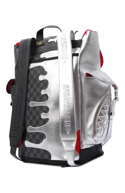 Рюкзак silver side drip black check SPRAYGROUND, арт. 910B8923NSZ/SILVER SIDE DRIP BLACK CHECK M0NTE CAR