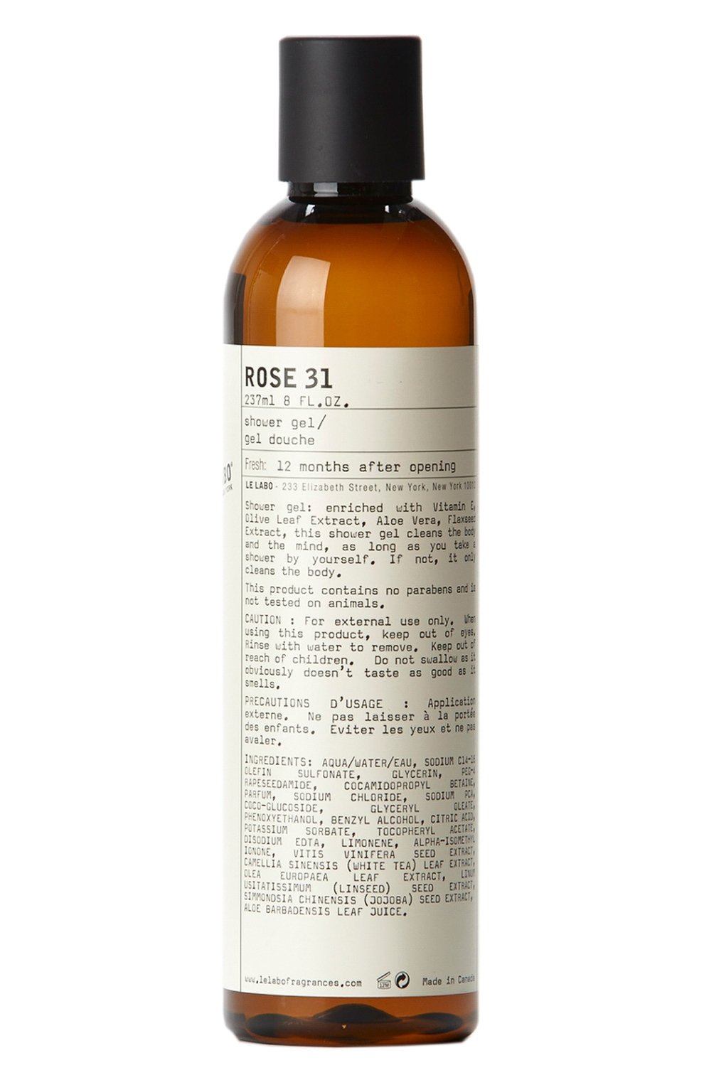 Гель для душа rose 31 (237ml) LE LABO, арт. 811901027870, фото 1