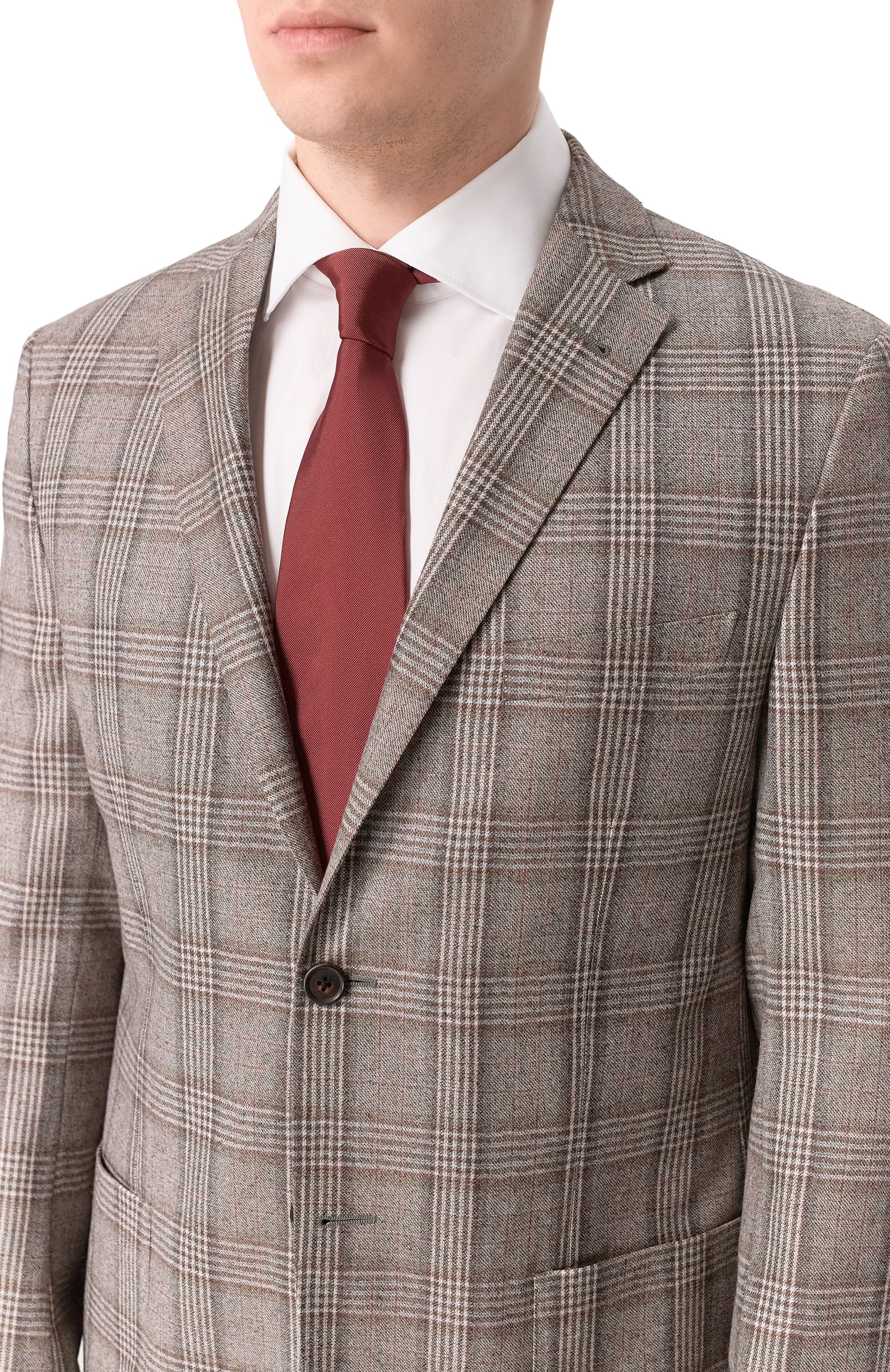 Шелковый галстук CORNELIANI, арт. 27U302/2720300, фото 2