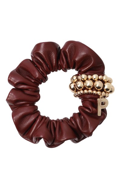 Женская кожаная резинка для волос PANFIL, арт. 55-SCR-LDG