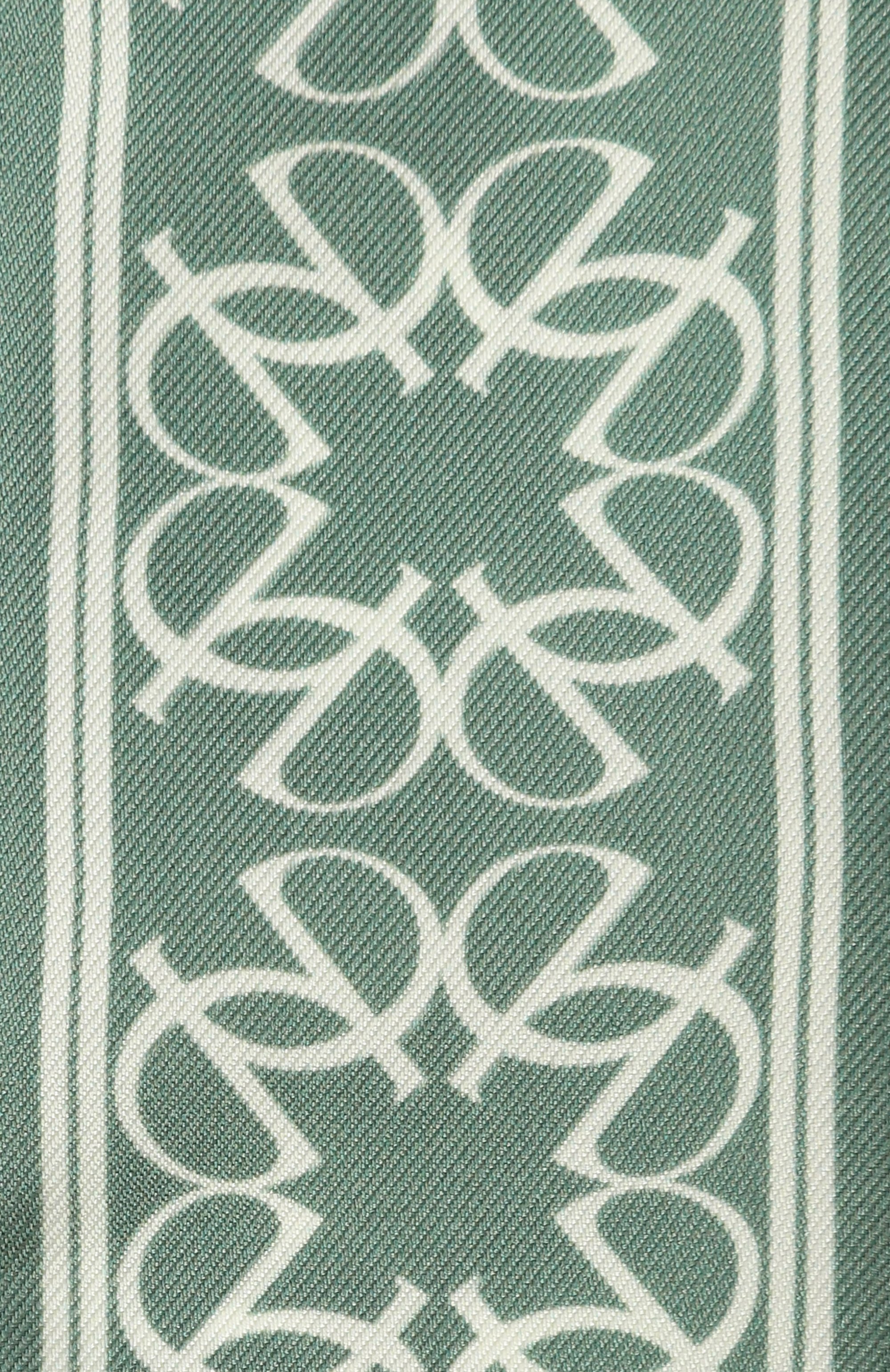 Шелковый шарф-твилли ELIE SAAB зеленого цвета по цене 12850 руб., арт. SE5120ST756, фото 3 Шелковый шарф-твилли ELIE SAAB, арт. SE5120ST756, фото 3