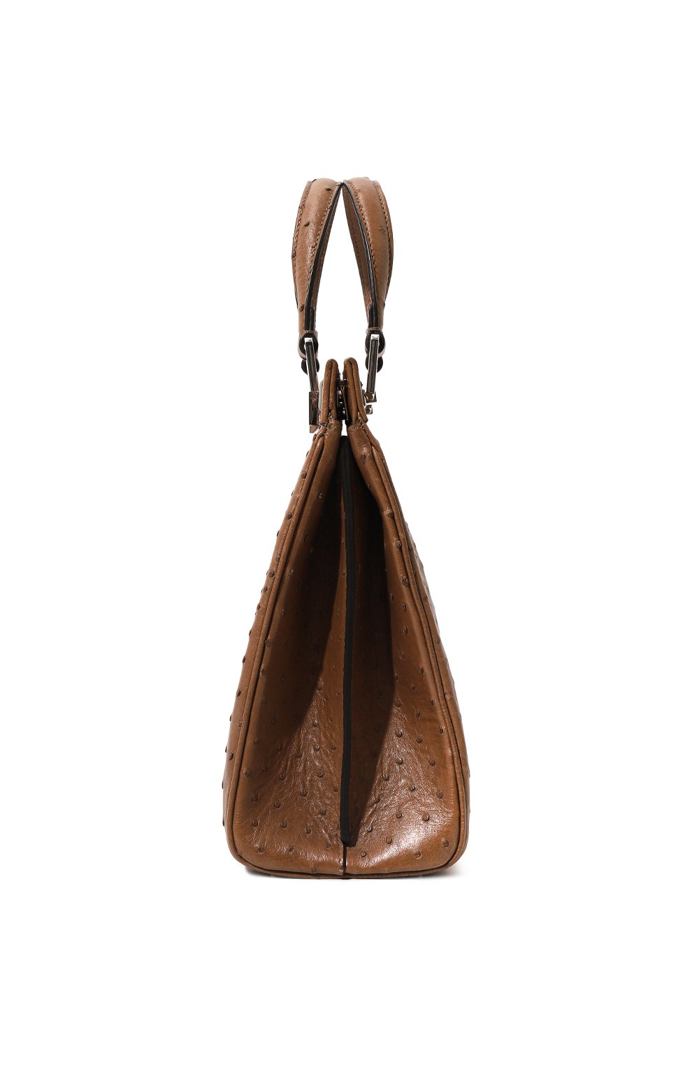 Сумка zumi medium из кожи страуса GUCCI коричневого цвета по цене 1296000 руб., арт. 564714 EY00X, фото 4 Сумка zumi medium из кожи страуса GUCCI, арт. 564714 EY00X, фото 4