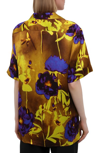 Атласная рубашка DRIES VAN NOTEN, арт. 211-10784-2089, фото 4