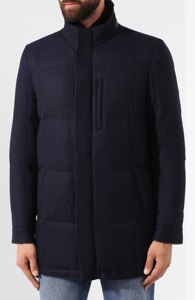 Пуховая куртка ANDREA CAMPAGNA синего цвета по цене 394000 руб., арт. A8T790/3821, фото 3 Пуховая куртка ANDREA CAMPAGNA, арт. A8T790/3821, фото 3