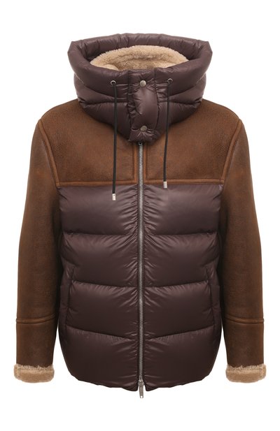 Комбинированная дубленка DRM, арт. DRM5049/D1863, фото 1