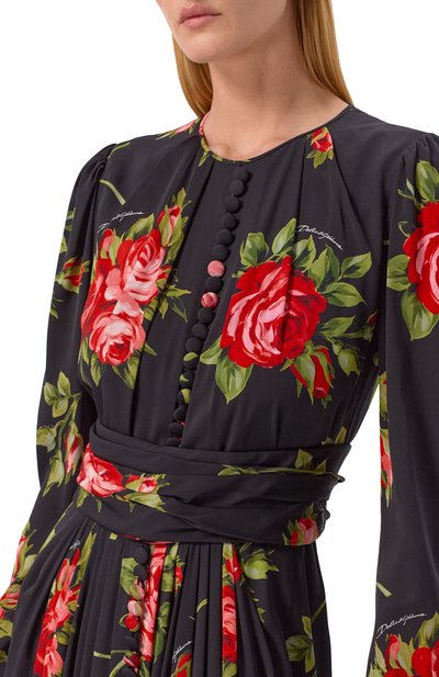Шелковое платье DOLCE & GABBANA, арт. F610MT/FSA8Q, фото 4