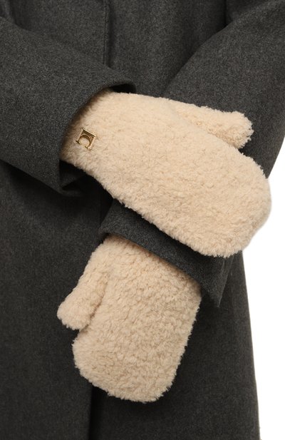 Шерстяные варежки LOW CLASSIC, арт. L0W22FW_KN37IV, фото 2