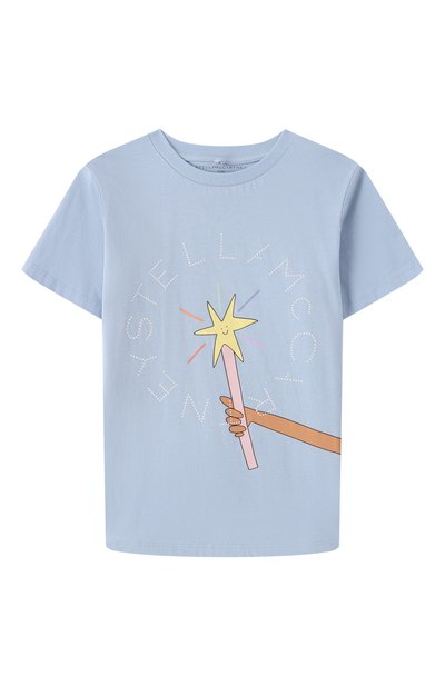 Хлопковая футболка STELLA MCCARTNEY, арт. TW8A01