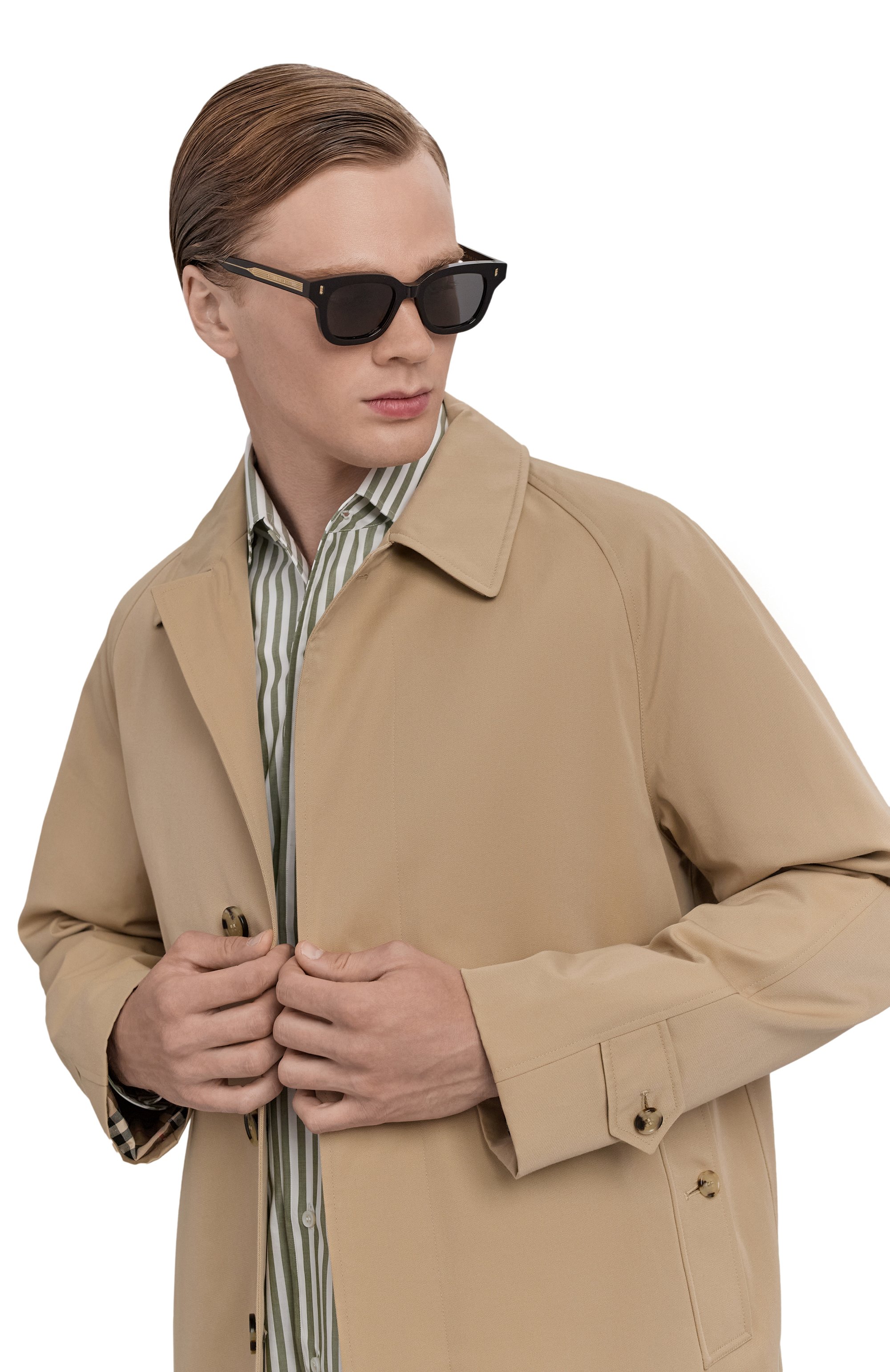 Солнцезащитные очки GAST черного цвета по цене 21150 руб., арт. TUTT0 BLACK G0LD 01, фото 2 Солнцезащитные очки GAST, арт. TUTT0 BLACK G0LD 01, фото 2