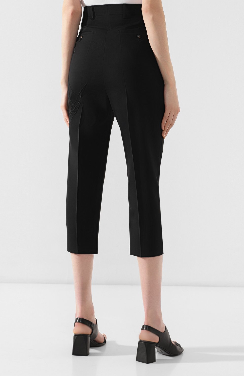 Укороченные брюки RICK OWENS, арт. RP19S6309/ZLEM3, фото 4