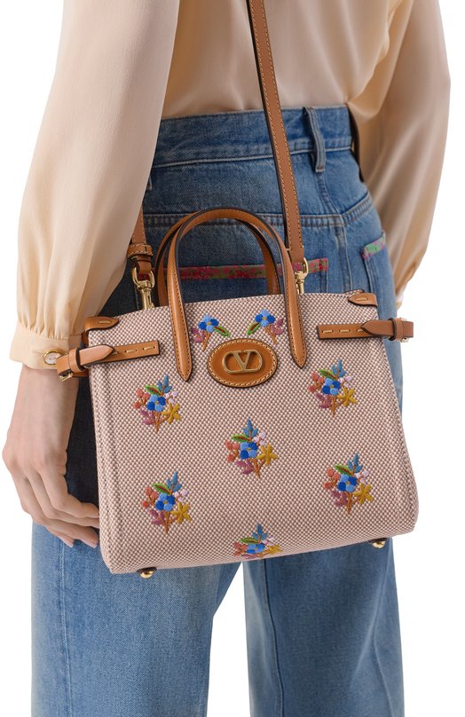 Сумка Antibes small Valentino 8W2B0R20/FTT Бежевый  8W2B0R20/FTT Фото 2