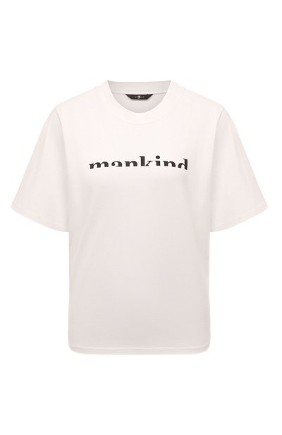 Женская хлопковая футболка 7 FOR ALL MANKIND, арт. JSLL97000W