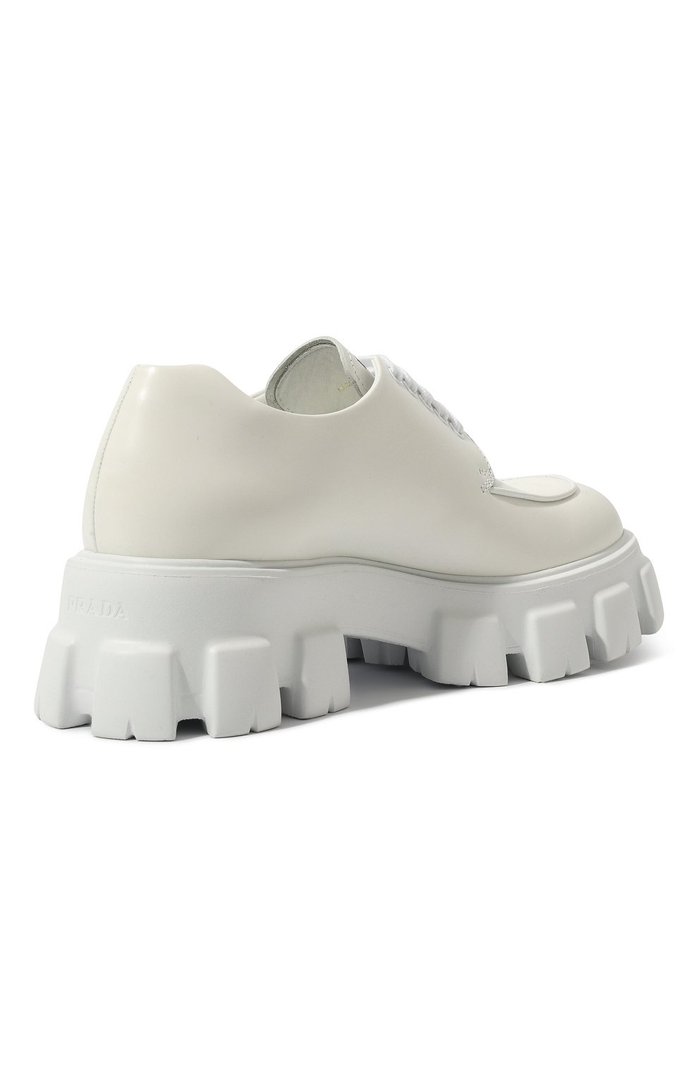 Кожаные дерби PRADA, арт. 2EE356-B4L-F0009, фото 5