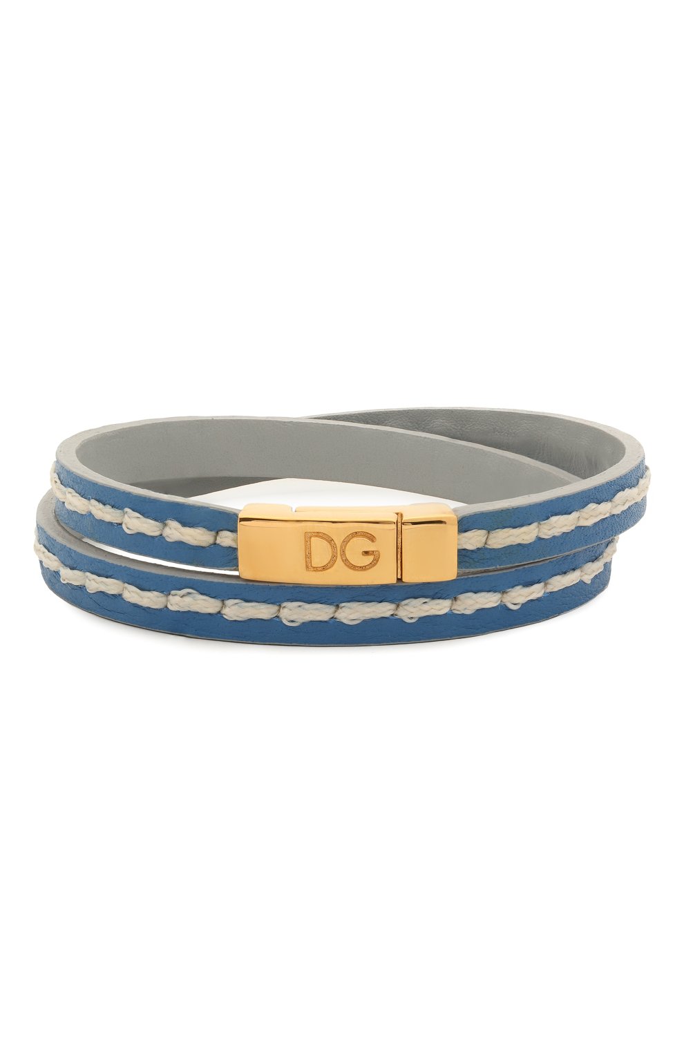 Комбинированный браслет DOLCE & GABBANA синего цвета по цене 28800 руб., арт. WBM5P7/W1111, фото 1 Комбинированный браслет DOLCE & GABBANA, арт. WBM5P7/W1111, фото 1