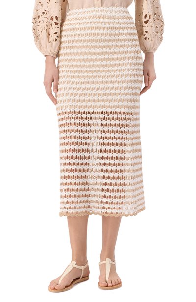 Хлопковая юбка ZIMMERMANN, арт. 1873SRS253, фото 3