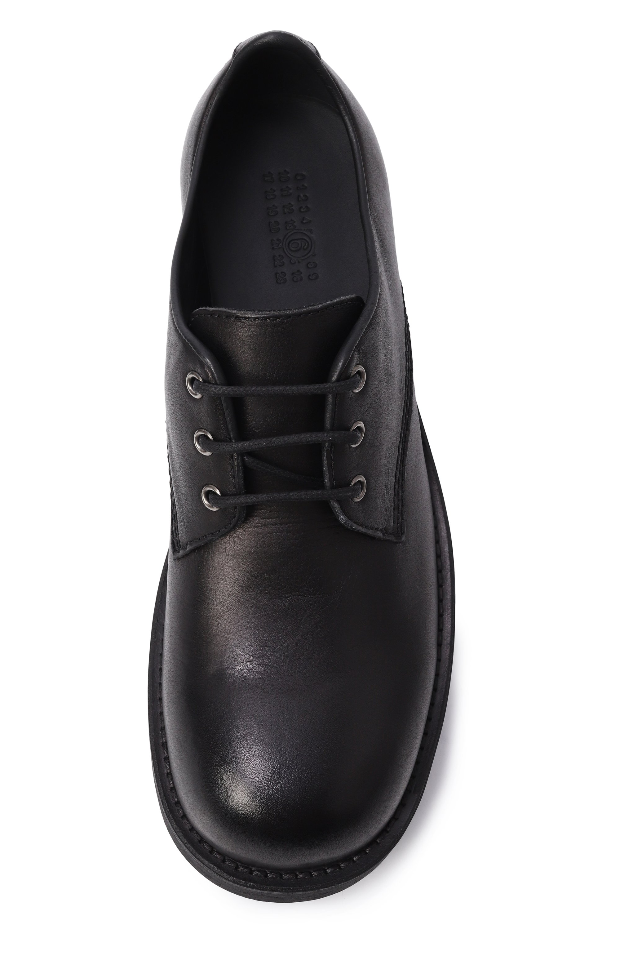 Кожаные дерби MM6, арт. SH1WQ0007/P7431, фото 6