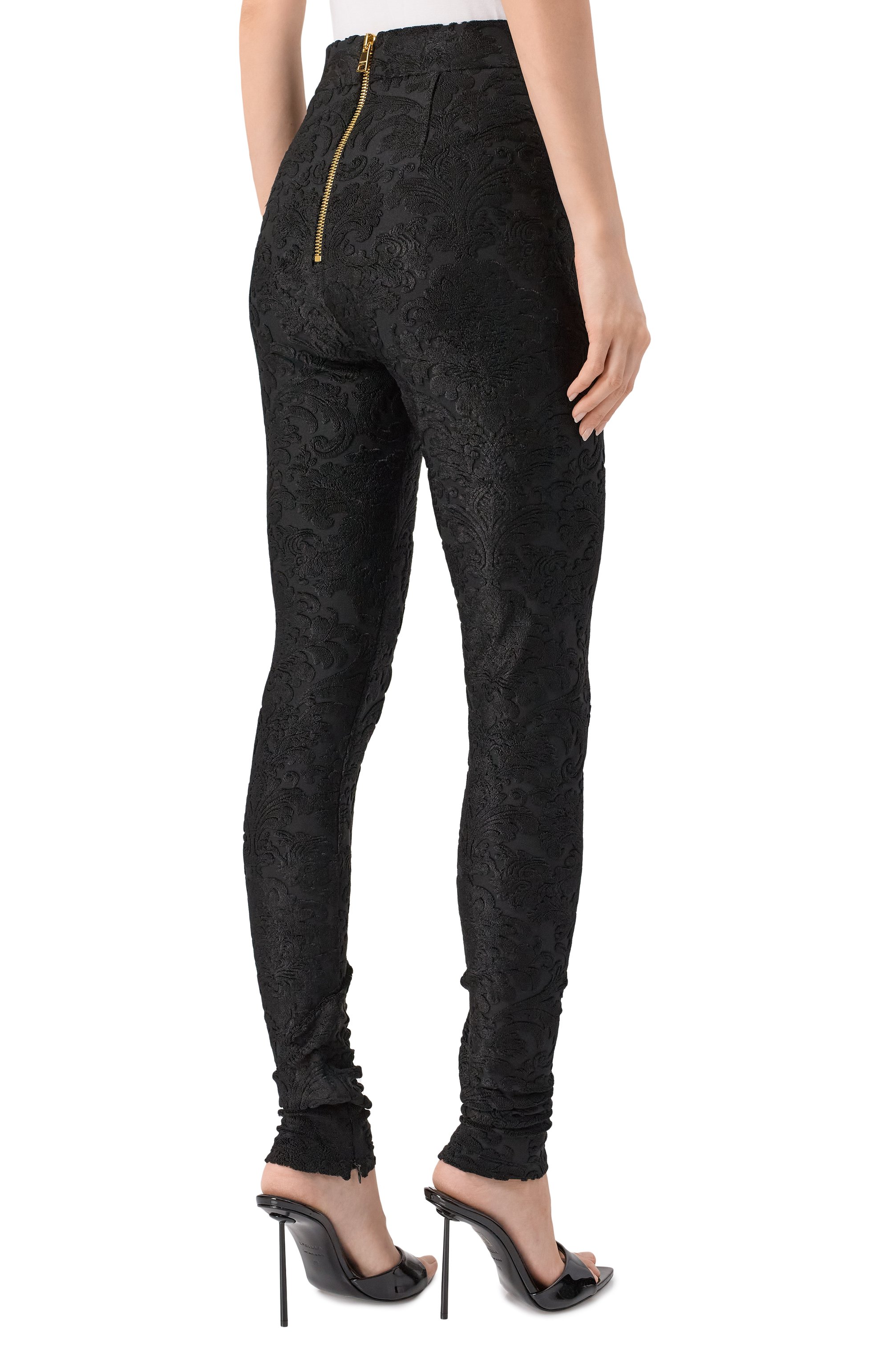 Легинсы из вискозы BALMAIN, арт. FF10C041/JK65, фото 4