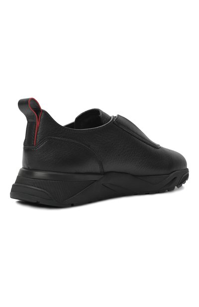 Кожаные кроссовки innova SANTONI, арт. MBIG22032NERPAUA, фото 5