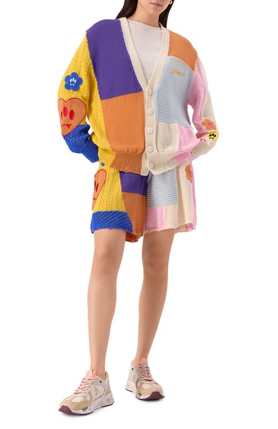 Хлопковый кардиган BARROW разноцветного цвета по цене 42400 руб., арт. S5BWW0CA078, фото 2 Хлопковый кардиган BARROW, арт. S5BWW0CA078, фото 2