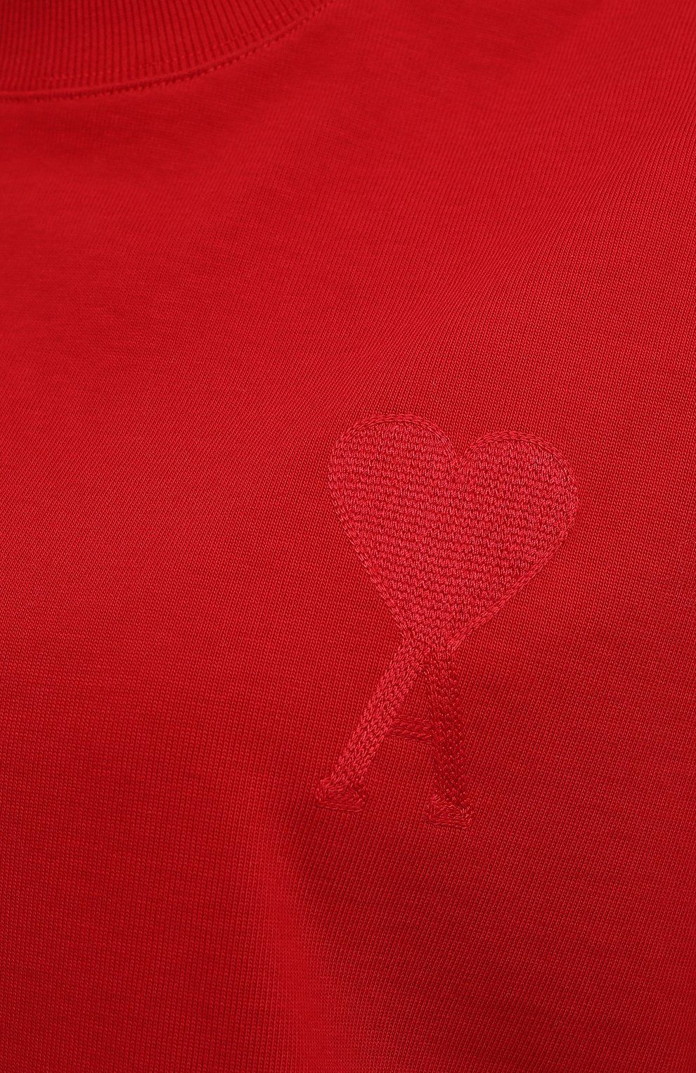 Хлопковая футболка AMI, арт. H20FJ133.79, фото 5