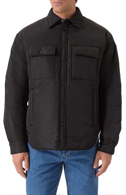 Утепленная куртка-рубашка Dsquared2 S74DM0944/S53817 Чёрный  S74DM0944/S53817 Фото 3
