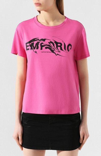 Хлопковая футболка EMPORIO ARMANI, арт. 3H2T7G/2J30Z, фото 3