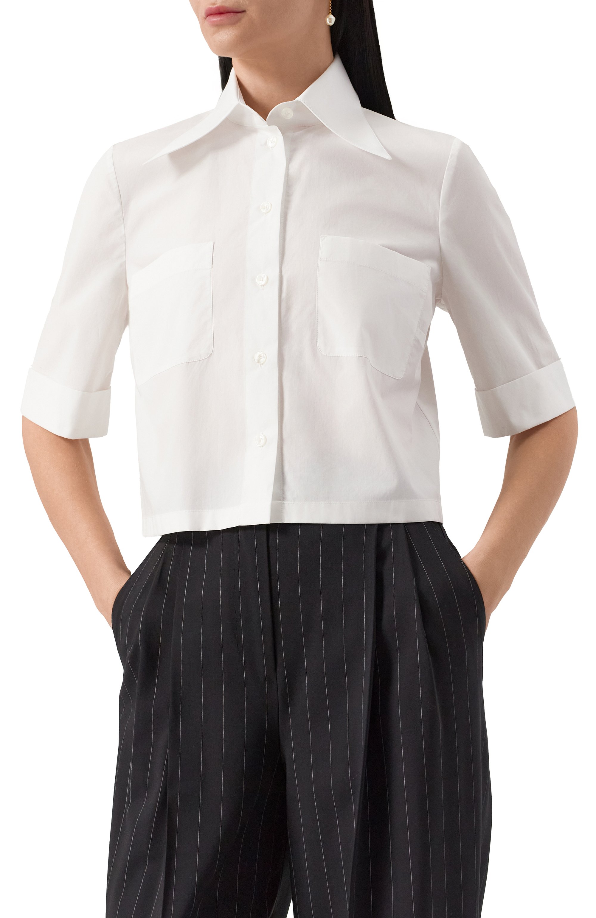 Хлопковая рубашка DOLCE & GABBANA, арт. F5S04T/FU5T9, фото 3