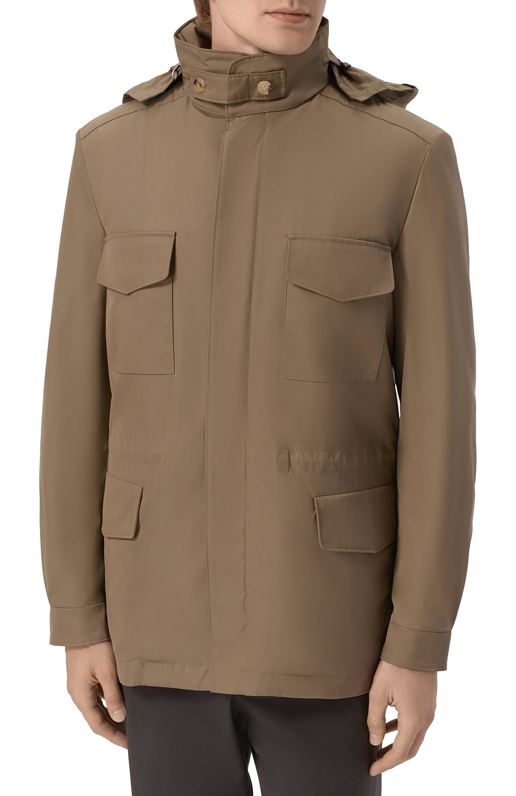 Утепленная куртка LORO PIANA бежевого цвета по цене 755000 руб., арт. FAP2835, фото 3 Утепленная куртка LORO PIANA, арт. FAP2835, фото 3