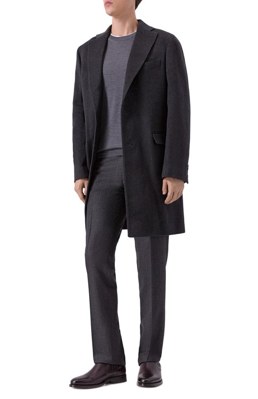 Джемпер из шерсти и шелка Andrea Campagna M5625-5300 Серый  M5625-5300 Фото 2