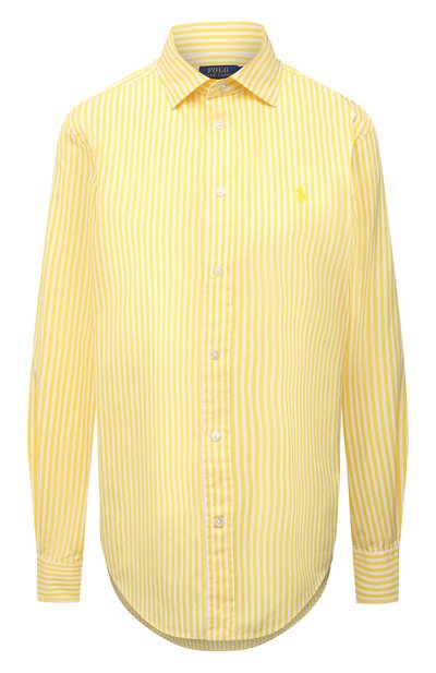 Женская хлопковая рубашка POLO RALPH LAUREN, арт. 211784161