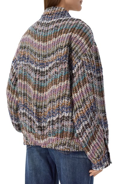 Твидовый бомбер MISSONI разноцветного цвета по цене 414500 руб., арт. DS26WC00/BC006C, фото 4 Твидовый бомбер MISSONI, арт. DS26WC00/BC006C, фото 4