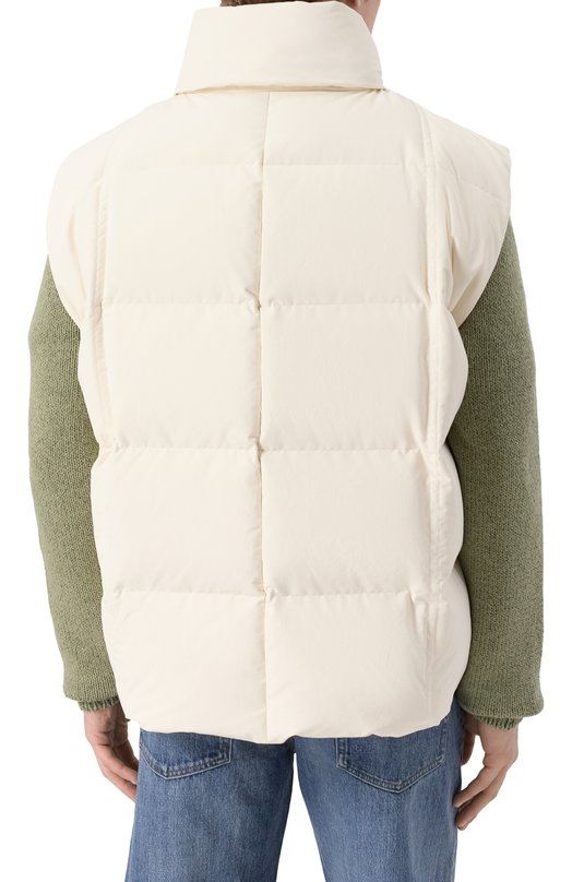 Пуховый жилет Jil Sander J47AF0152-J74276 Кремовый  J47AF0152-J74276 Фото 4