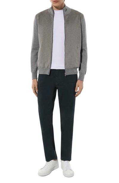 Брюки из хлопка и кашемира ZILLI, арт. J5T004M0163VZGVP0, фото 2