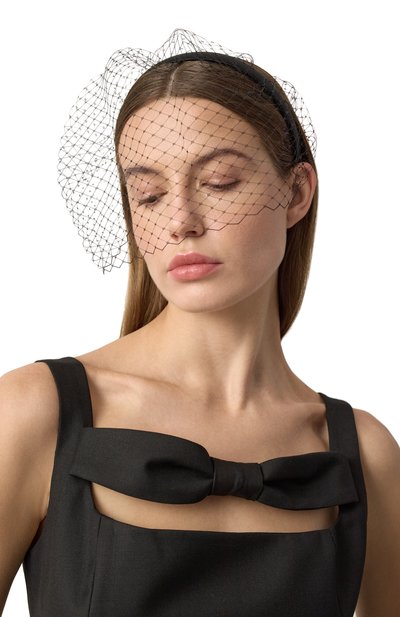 Ободок для волос PANFIL черного цвета по цене 10000 руб., арт. 0-VL, фото 2 Ободок для волос PANFIL, арт. 0-VL, фото 2