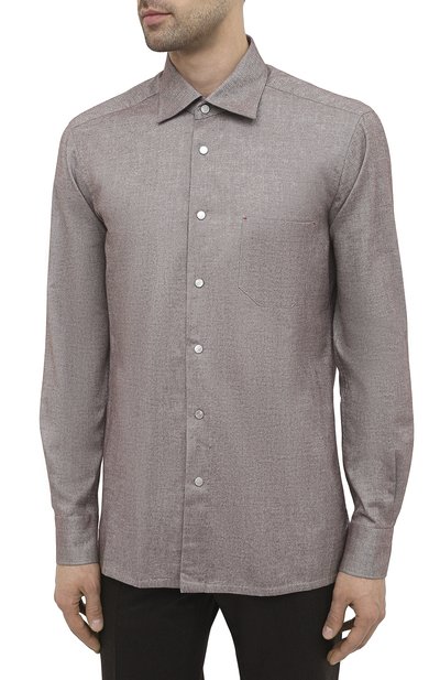 Хлопковая рубашка KITON, арт. UMCNERCH0749108, фото 3