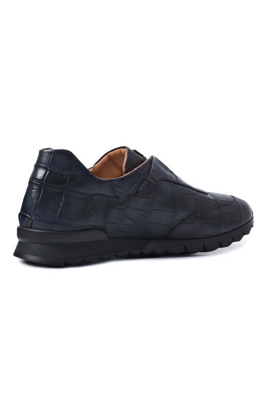 Кроссовки из кожи аллигатора Kiton USSA107N0010210000 Синий  USSA107N0010210000 Фото 5