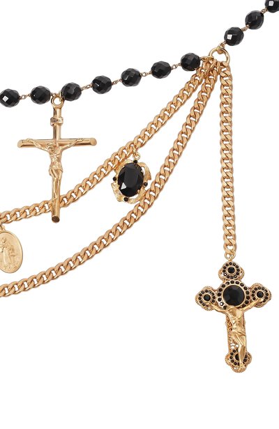 Пояс DOLCE & GABBANA золотого цвета по цене 431500 руб., арт. WLS6V1/W1111, фото 4 Пояс DOLCE & GABBANA, арт. WLS6V1/W1111, фото 4