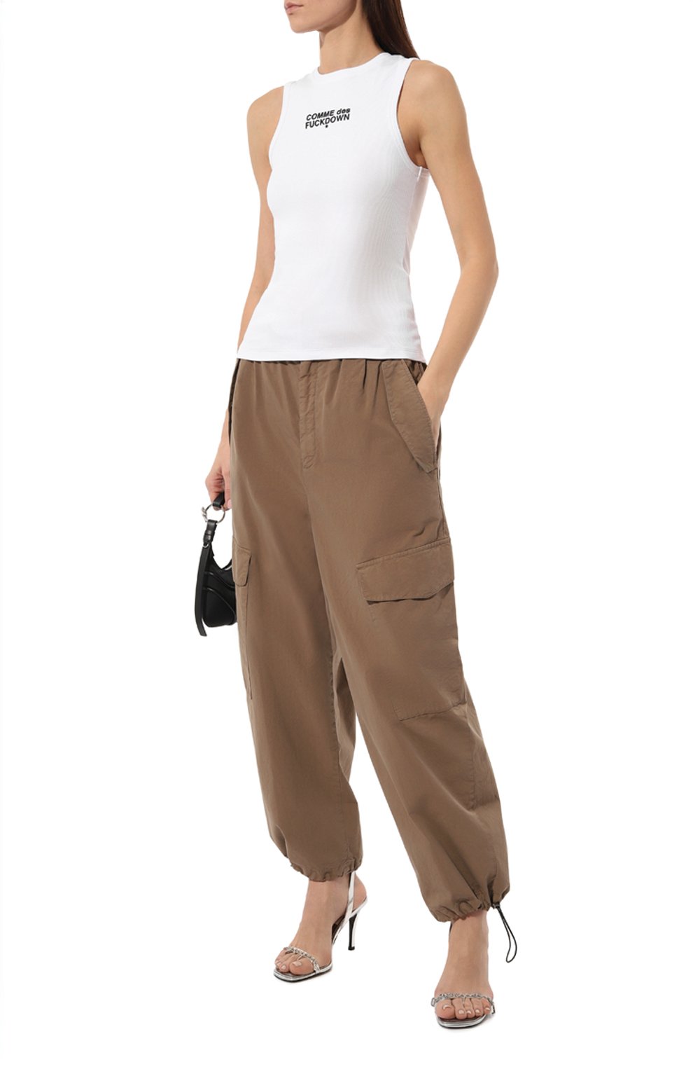 Хлопковая майка COMME DES FUCKDOWN, арт. CFABW00019, фото 2